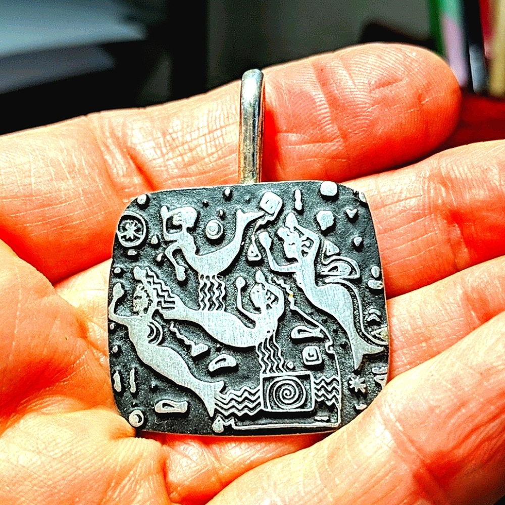 Mermaid pendant or pin